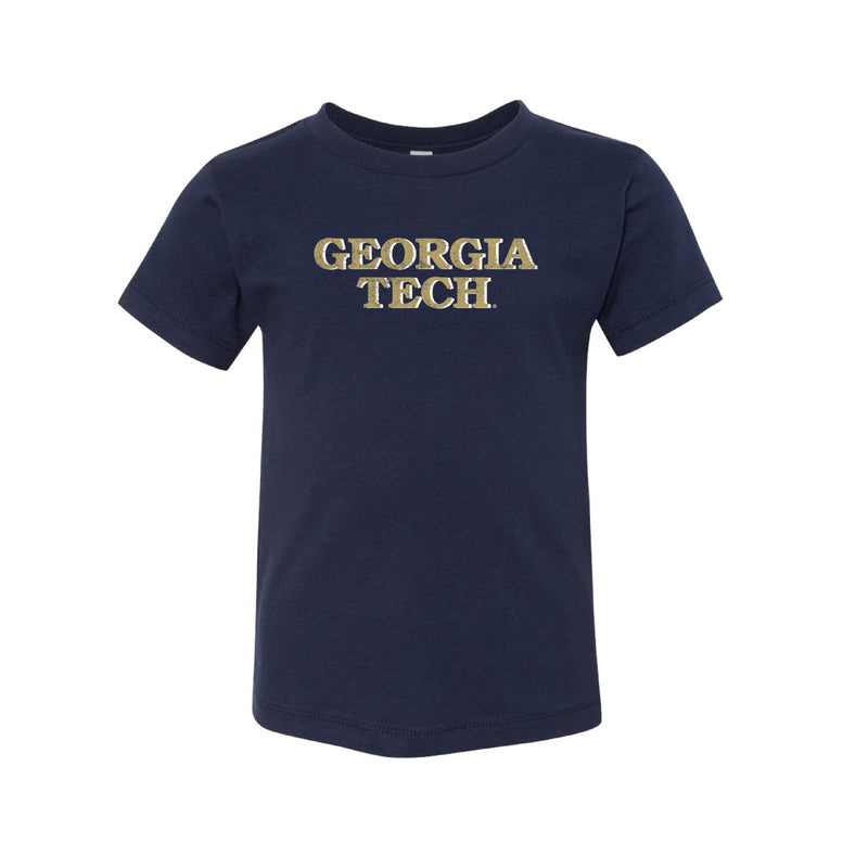 The Georgia Tech Block | Toddler Navy Tee