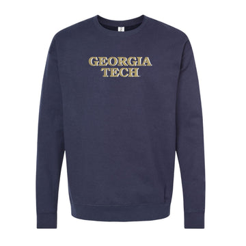The Georgia Tech Block | Navy Sweatshirt