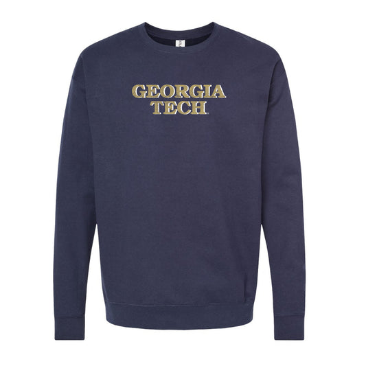The Georgia Tech Block | Navy Sweatshirt
