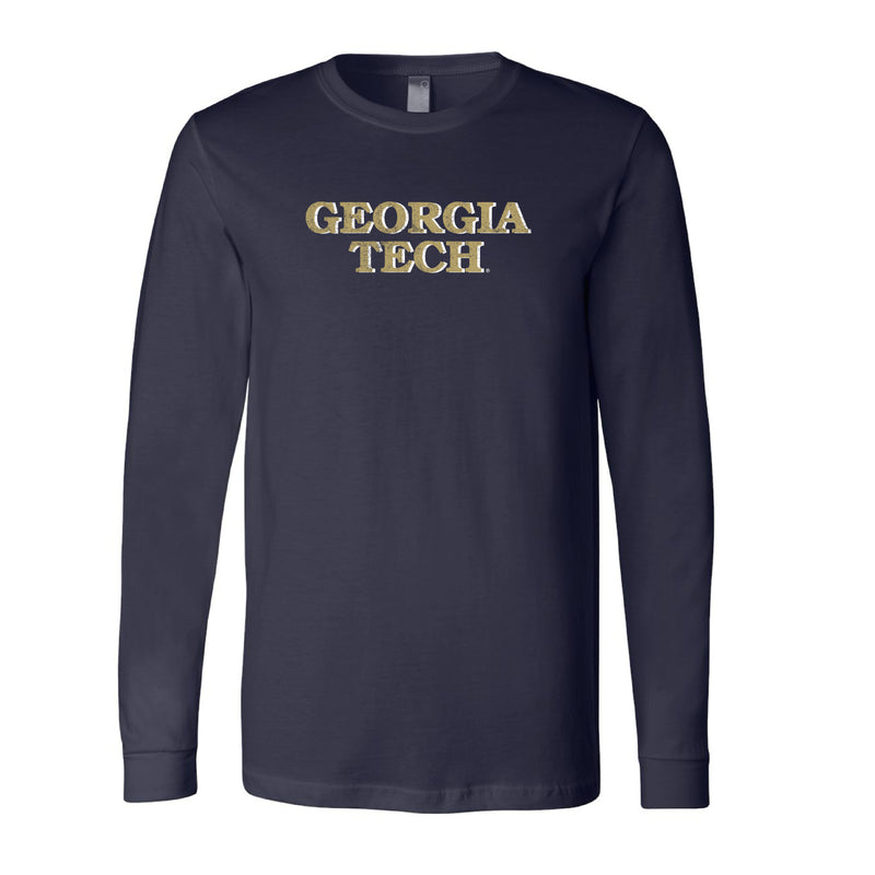 The Georgia Tech Block | Navy Long Sleeve