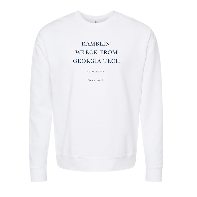 The Georgia Tech Fight Song | White Sweatshirt