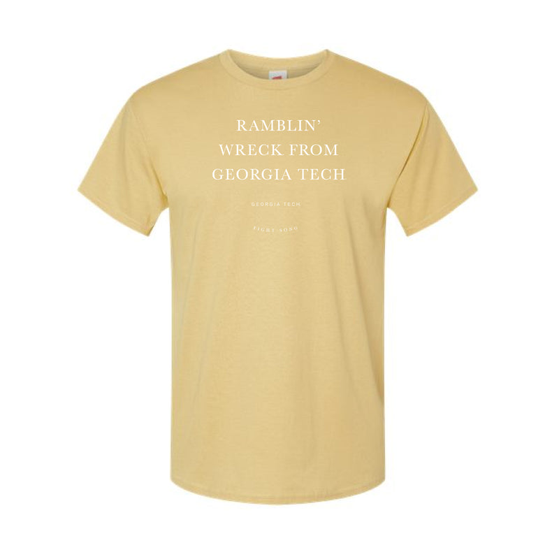 The Georgia Tech Fight Song | Trophy Gold Tee