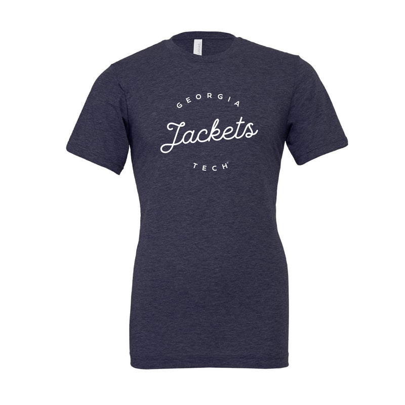 The Georgia Tech Jackets Script | Heather Midnight Navy Tee