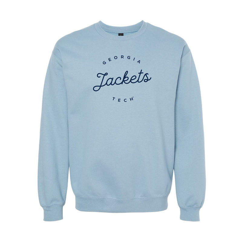 The Georgia Tech Jacket Script | Stone Blue Sweatshirt