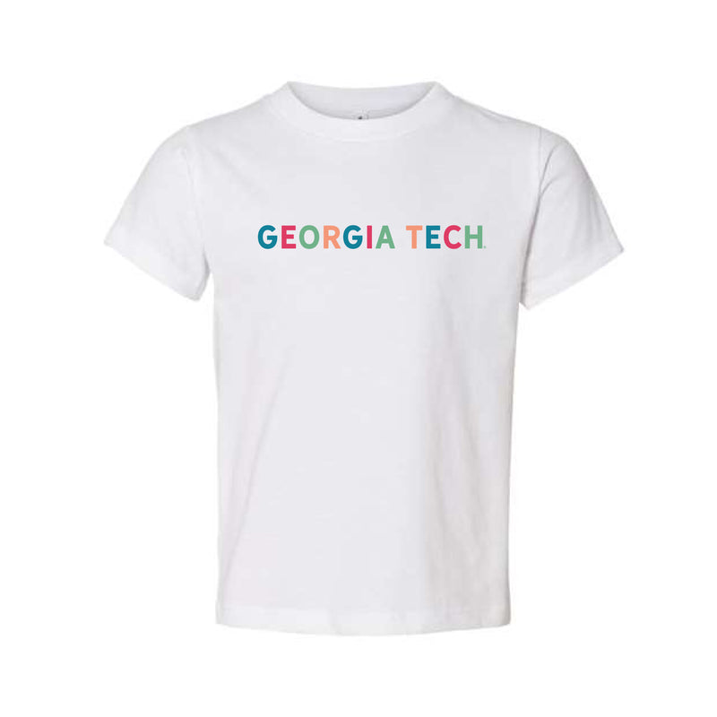 The Georgia Tech Multi | Toddler White Tee