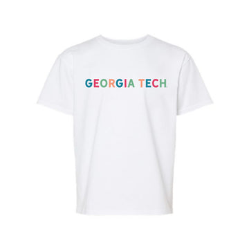 The Georgia Tech Multi | Youth White Tee