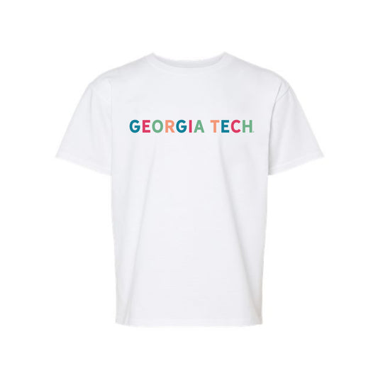 The Georgia Tech Multi | Youth White Tee