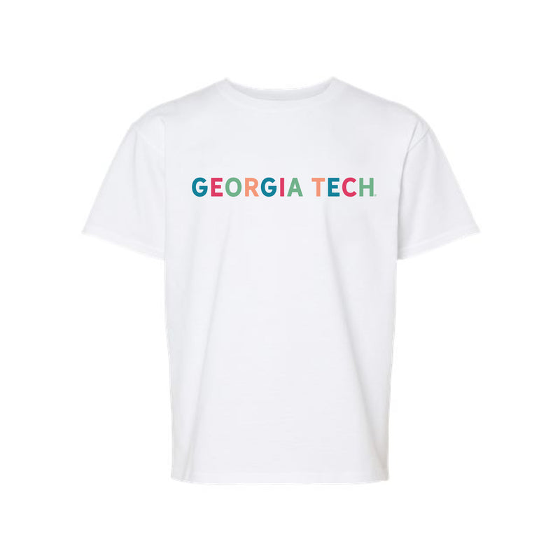 The Georgia Tech Multi | Youth White Tee