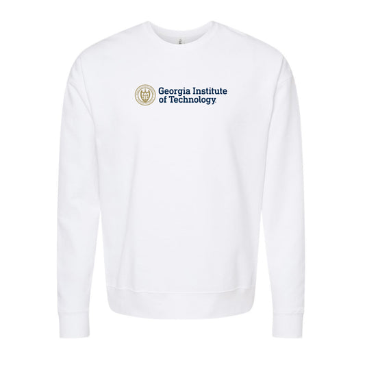 The Georgia Tech Seal | White Sweatshirt