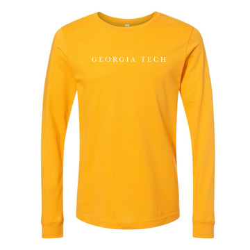 The Georgia Tech Serif | Gold Long Sleeve
