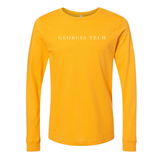 The Georgia Tech Serif | Gold Long Sleeve