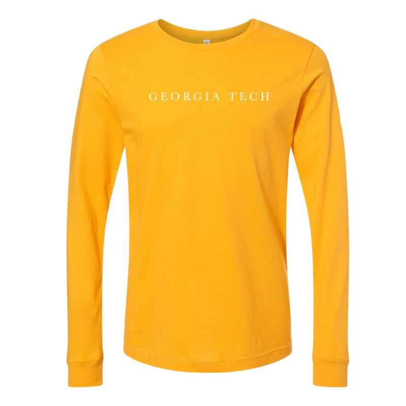 The Georgia Tech Serif | Gold Long Sleeve