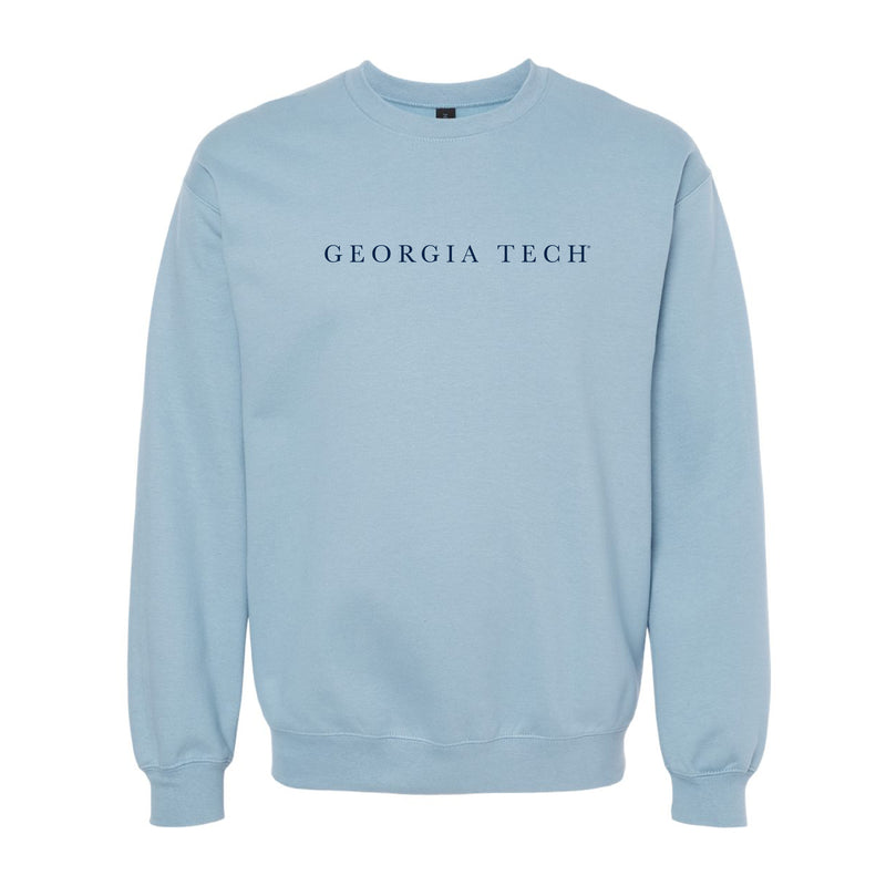 The Georgia Tech Serif | Stone Blue Sweatshirt