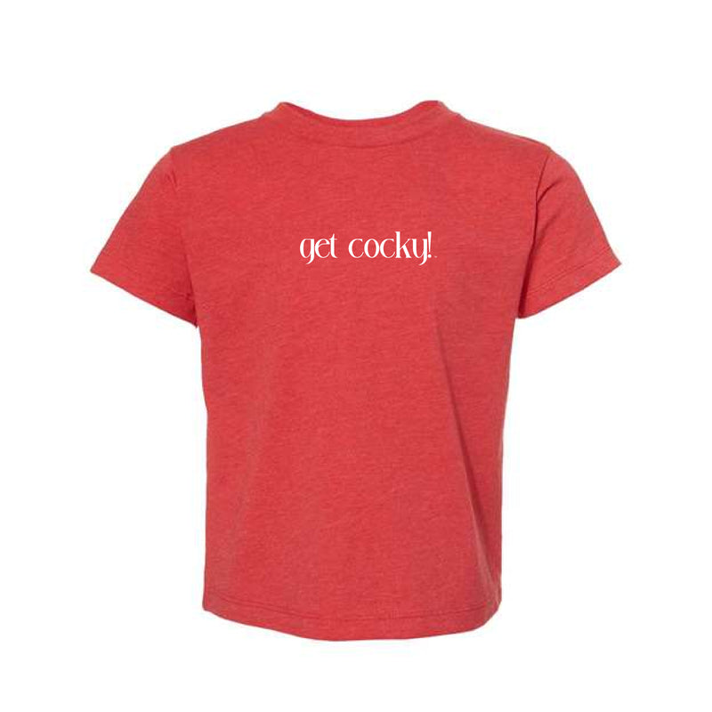 The Get Cocky! | Toddler Heather Red Tee