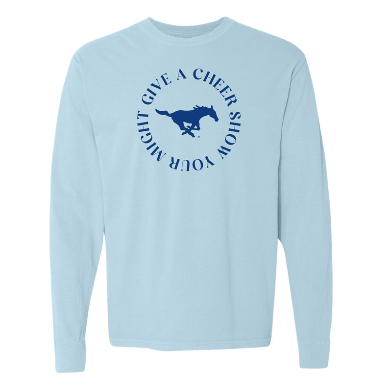 The Give A Cheer Circle | Chambray Long Sleeve