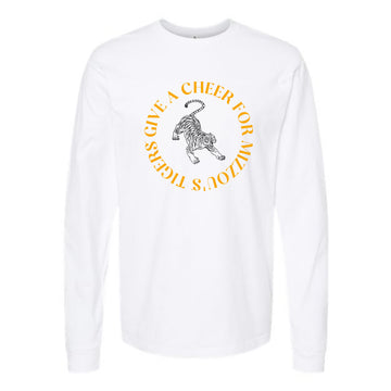 The Give A Cheer For Missou's Tigers | White Long Sleeve