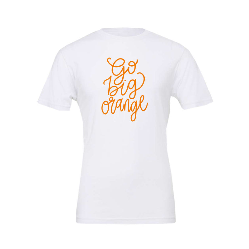 The Go Big Orange Script | White Tee