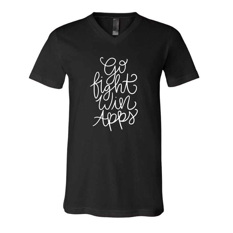 The Go Fight Win Apps | Black V-Neck