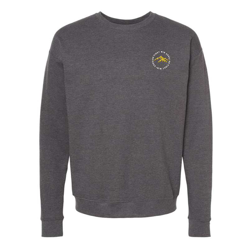 The Go Fight Win Spirit Circle | Heather Charcoal Sweatshirt