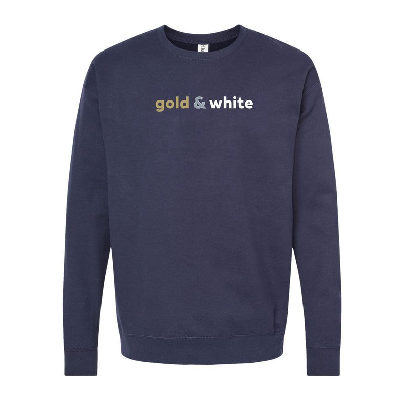 The Gold & White | Navy Sweatshirt