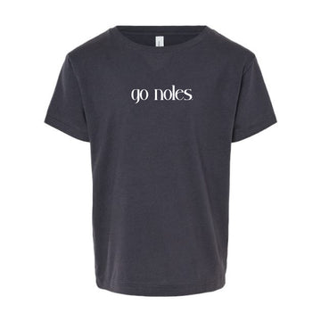 The Go Noles! | Toddler Dark Grey Tee