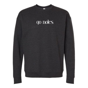 The Go Noles! | Heather Graphite Sweatshirt