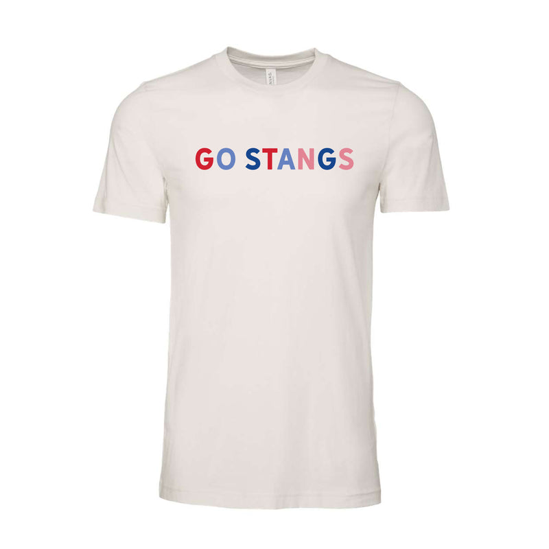 The Go Stangs Multi | Vintage White Tee