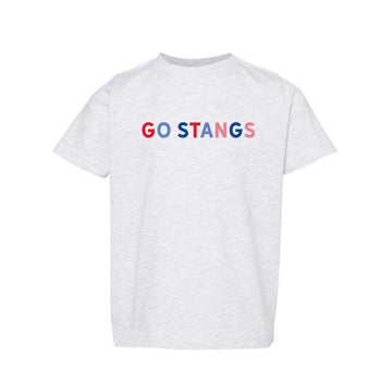 The Go Stangs Multi | Toddler Ash Tee