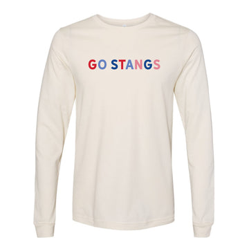The Go Stangs Multi | Natural Long Sleeve