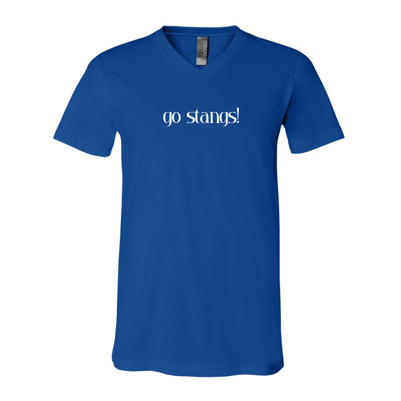 The Go Stangs! | True Royal V-Neck Tee