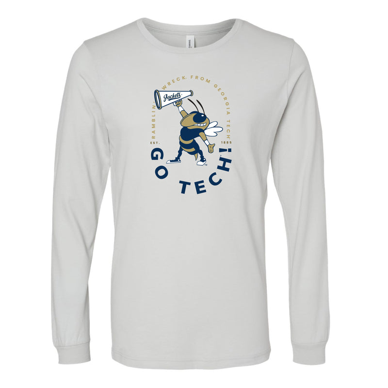 The Go Tech Cheer Buzz | Silver Long Sleeve