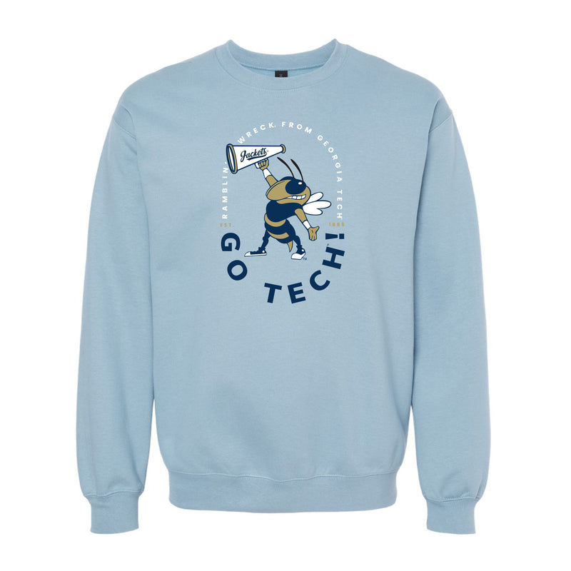 The Go Tech Cheer Buzz | Stone Blue Sweatshirt