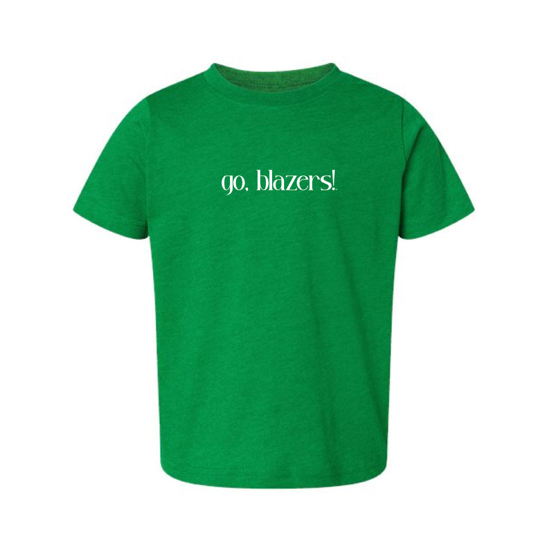 The Go, Blazers! | Toddler Vintage Green Tee