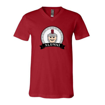 The Troy Alumni | Canvas Red Vneck Tee