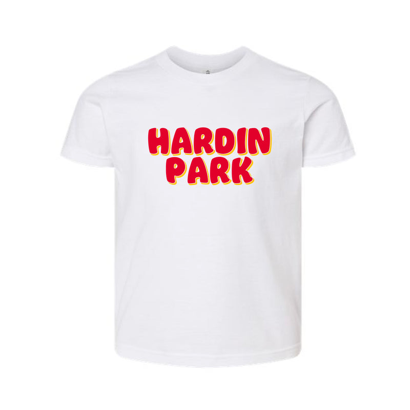 The Groovy Hardin Park | Youth White Oversized Tee