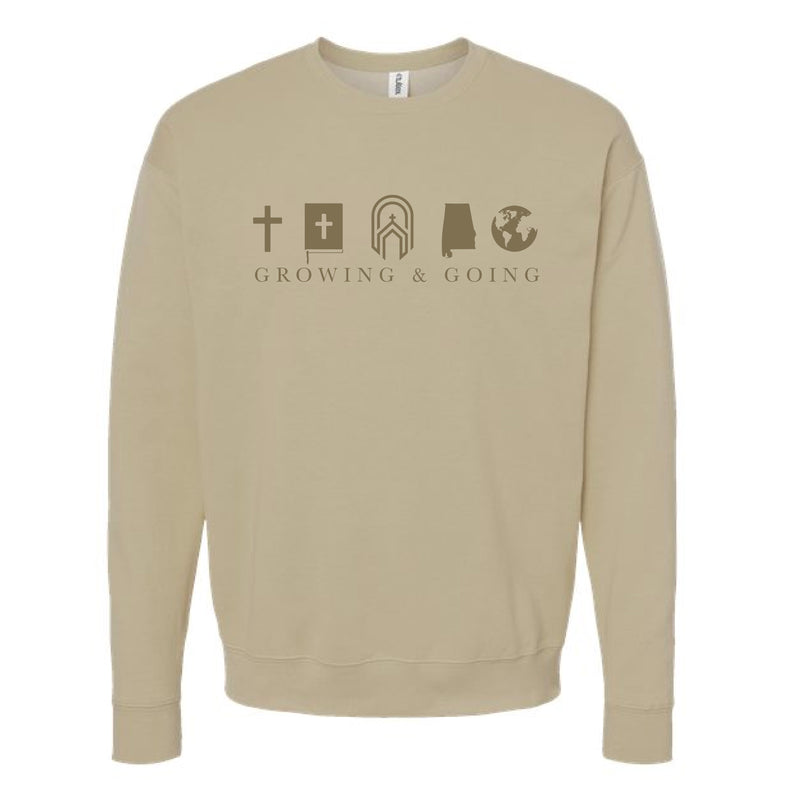 The Growing and Going | Sand Oversized Crewneck Sweatshirt