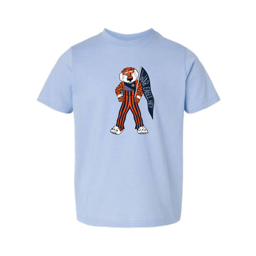The Game Day Aubie | Toddler Light Blue Tee
