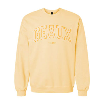 The Geaux Arch Outline | Yellow Haze Sweatshirt