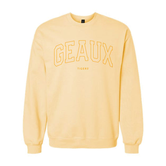The Geaux Arch Outline | Yellow Haze Sweatshirt