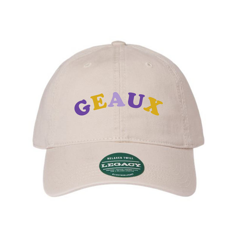 The Geaux Rainbow Arch Embroidered | Stone Legacy Dad Hat