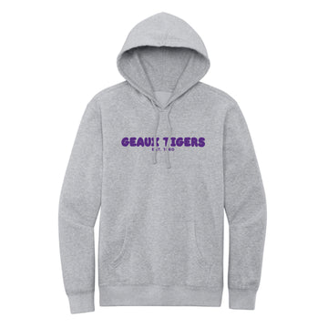 The Geaux Tigers Puff | Light Heather Grey Hoodie