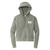 The Geaux Tigers Wavy | Grey Frost Zip Up Hooded Sweatshirt