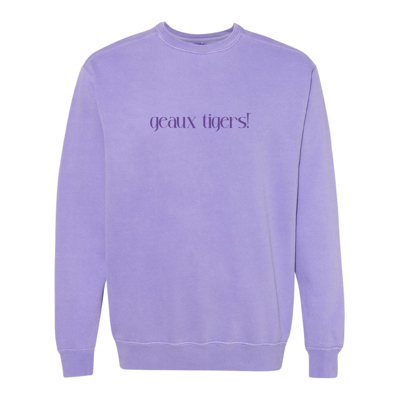 The Geaux Tigers! | Violet Sweatshirt