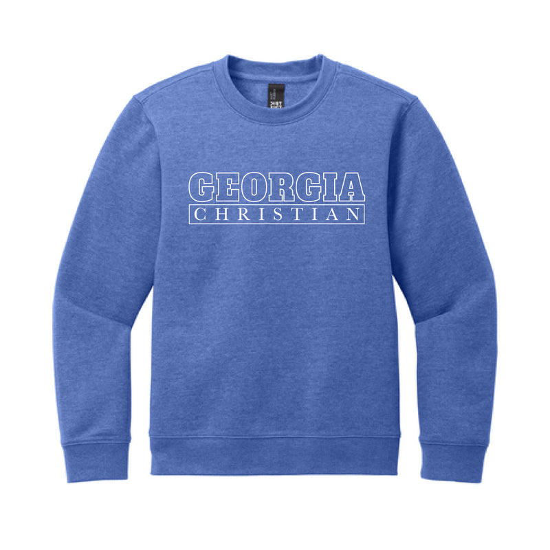 The Georgia Christian Outline | Youth Royal Frost Fleece Crew