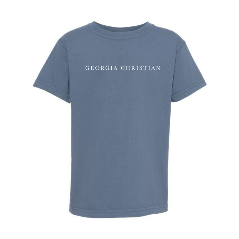 The Georgia Christian Serif | Youth Blue Jean Tee