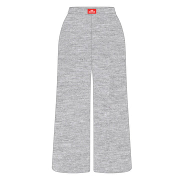 The Ava Airy Pants Go Dawgs Woven Label | Heather Grey