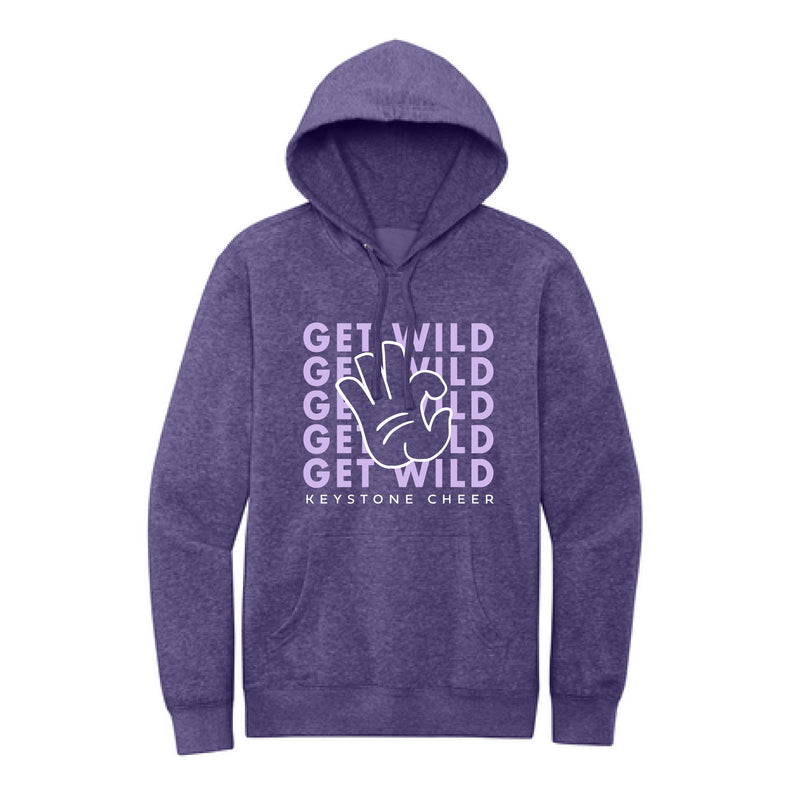 The Get Wild | Heathered Purple Hoodie