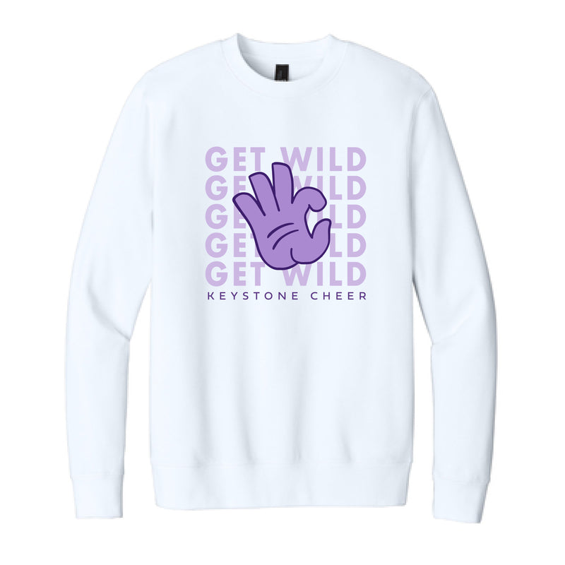 The Get Wild | White Crewneck Sweatshirt