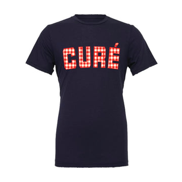 The Gingham Cure' | Adult Navy Tee