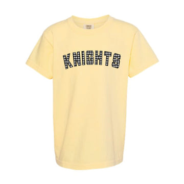 The Gingham Knights Arch | Youth Butter Tee